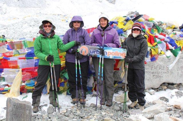 group at Everest Base Camp with Natural Trekking